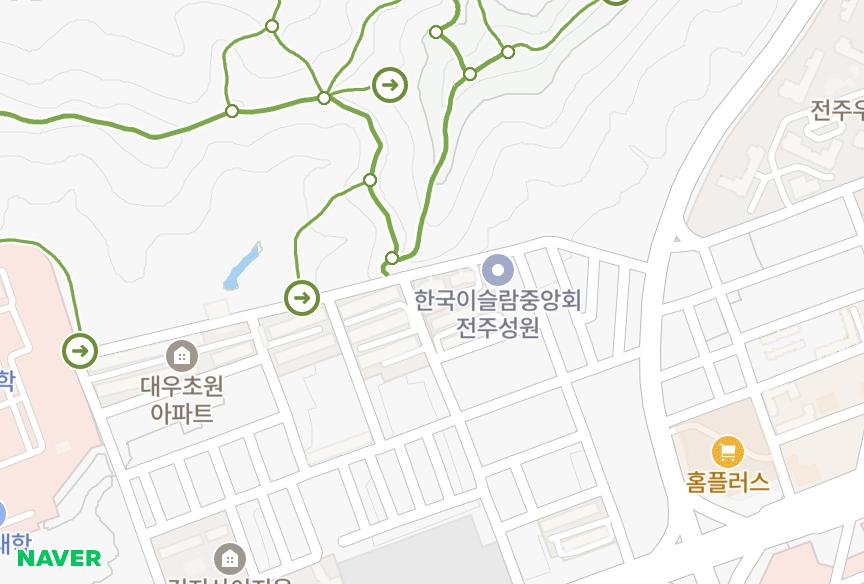 전북특별자치도 전주시 덕진구 인후동2가 해마루 위치·실거래 시세 지도