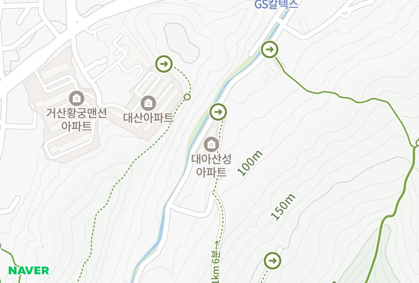 전북특별자치도 전주시 완산구 동서학동 대아산성 위치·실거래 시세 지도