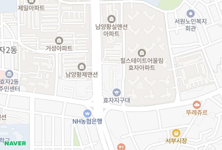 전북특별자치도 전주시 완산구 효자동1가 거성소라 위치·실거래 시세 지도
