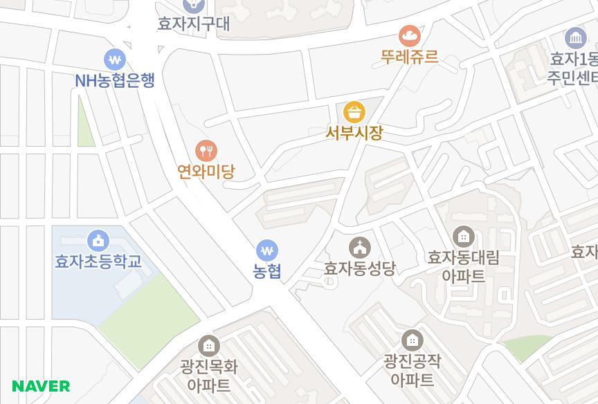 전북특별자치도 전주시 완산구 효자동1가 효자광진 위치·실거래 시세 지도