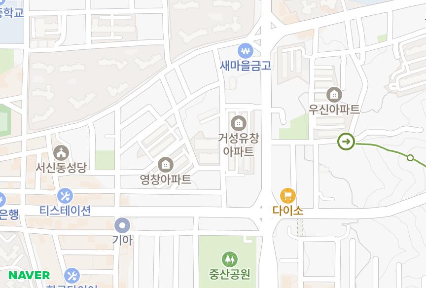 전북특별자치도 전주시 완산구 서신동 서신노블레스2단지 위치·실거래 시세 지도
