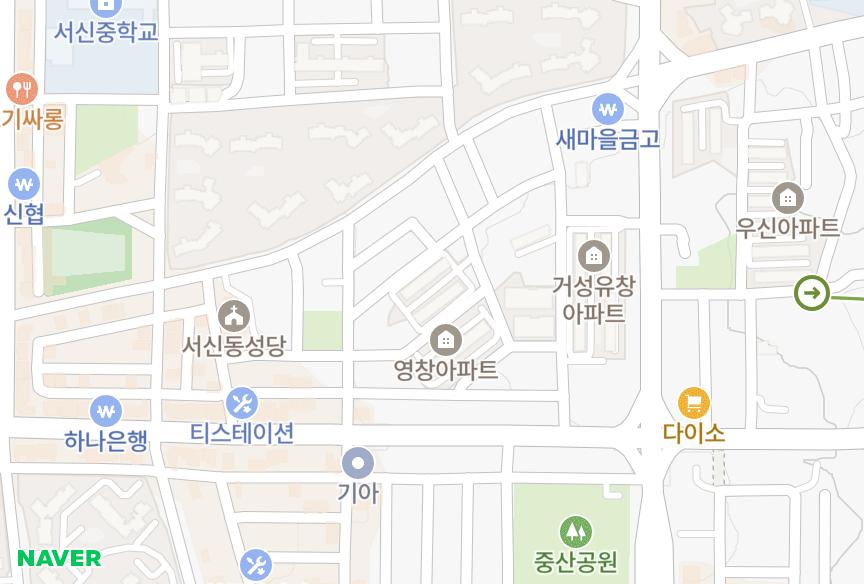 전북특별자치도 전주시 완산구 서신동 남양은마 위치·실거래 시세 지도
