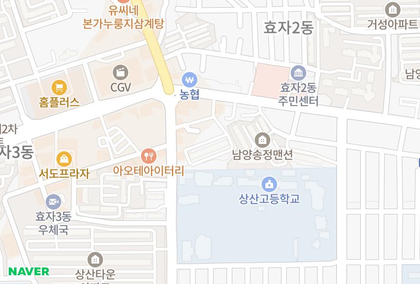 전북특별자치도 전주시 완산구 효자동1가 남양효자맨션 위치·실거래 시세 지도