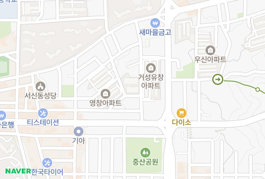 전북특별자치도 전주시 완산구 서신동 서신노블레스1단지 위치·실거래 시세 지도