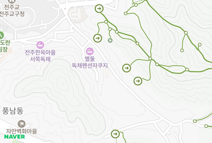 전북특별자치도 전주시 완산구 교동 효성교동 위치·실거래 시세 지도