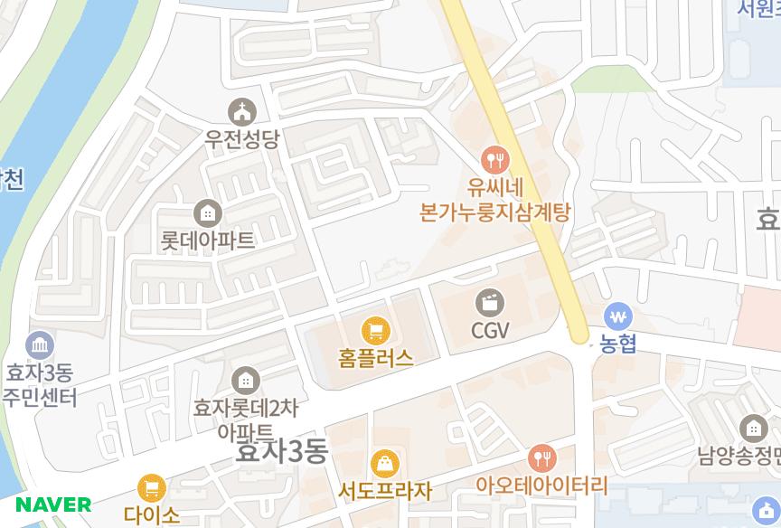 전북특별자치도 전주시 완산구 효자동1가 어반스테이9차 위치·실거래 시세 지도