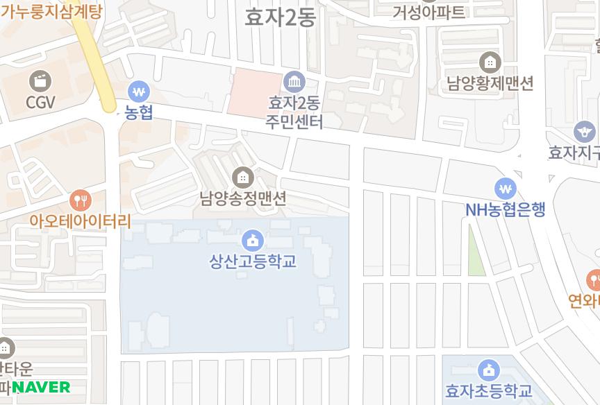 전북특별자치도 전주시 완산구 효자동1가 유성상아 위치·실거래 시세 지도