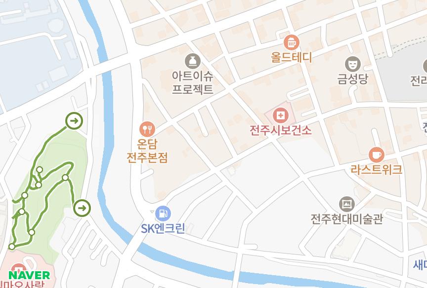 전북특별자치도 전주시 완산구 다가동1가 천궁 위치·실거래 시세 지도