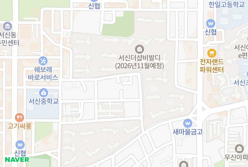 전북특별자치도 전주시 완산구 서신동 서신동드리움 위치·실거래 시세 지도