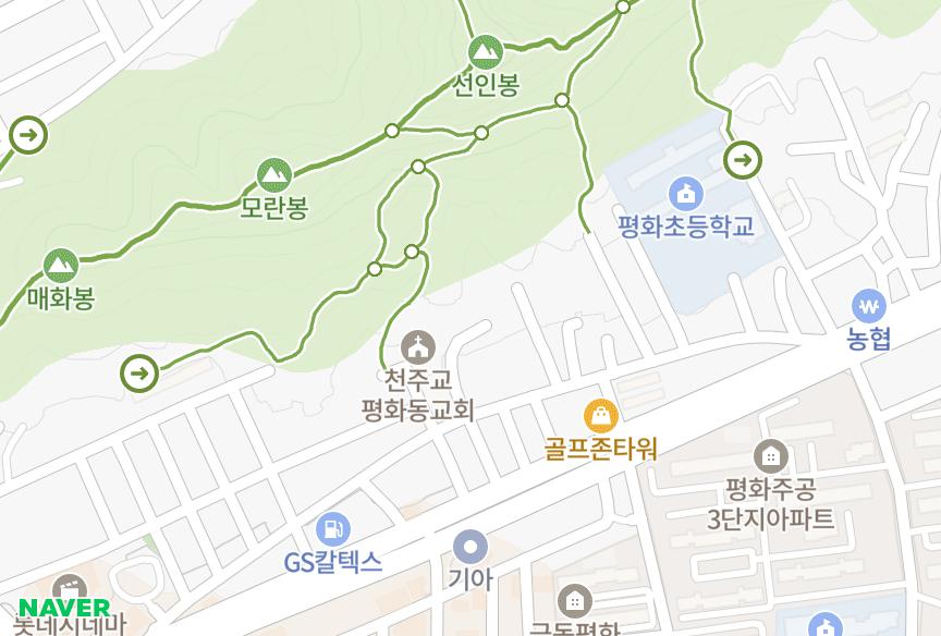 전북특별자치도 전주시 완산구 평화동1가 서봉빌라 위치·실거래 시세 지도