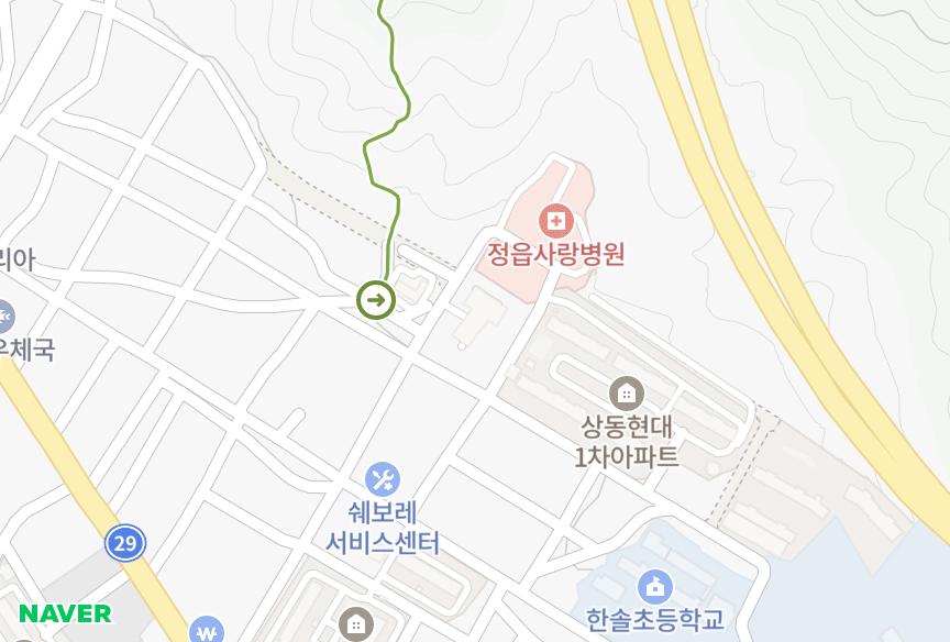 전북특별자치도 정읍시 상동 상동3차JK힐스타운 위치·실거래 시세 지도