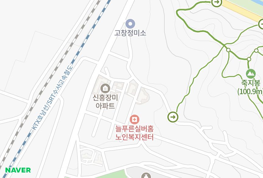 전북특별자치도 정읍시 상평동 신흥장미 위치·실거래 시세 지도