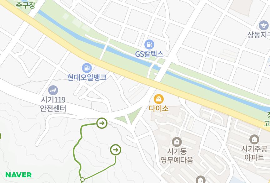 전북특별자치도 정읍시 시기동 정읍영화 위치·실거래 시세 지도