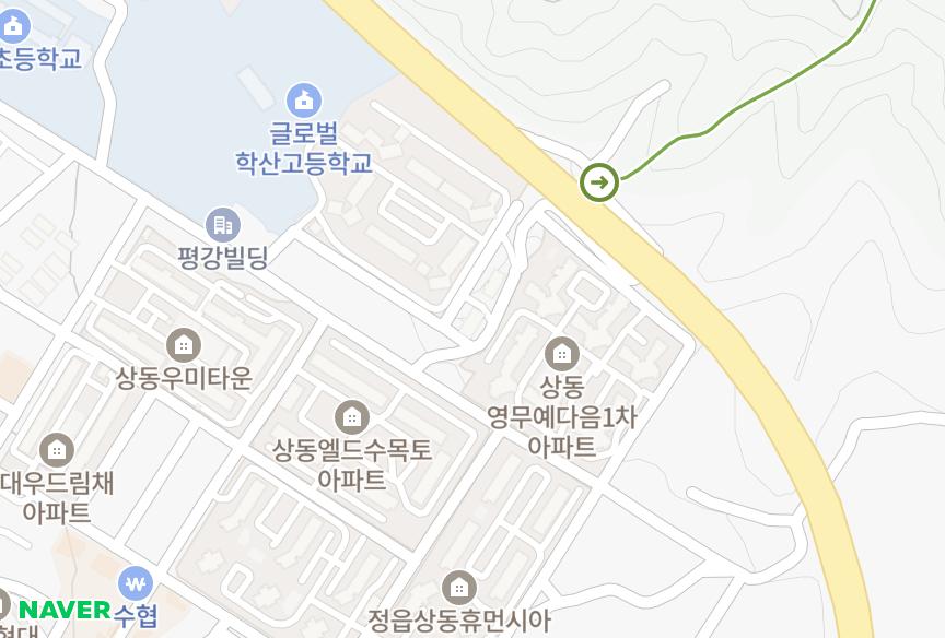 전북특별자치도 정읍시 상동 미가 위치·실거래 시세 지도