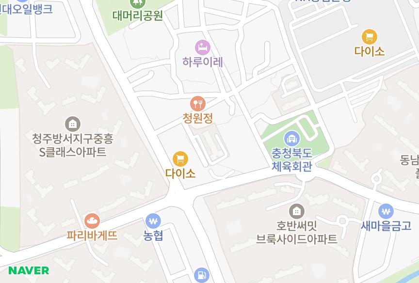충청북도 청주시 상당구 방서동 참좋은하얀마을 위치·실거래 시세 지도