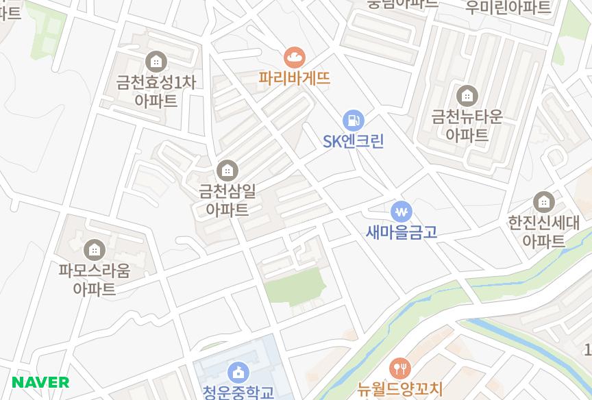 충청북도 청주시 상당구 영운동 진흥 위치·실거래 시세 지도