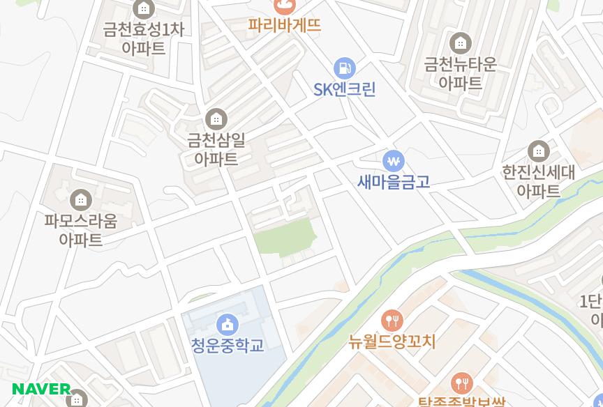 충청북도 청주시 상당구 영운동 삼진화랑 위치·실거래 시세 지도