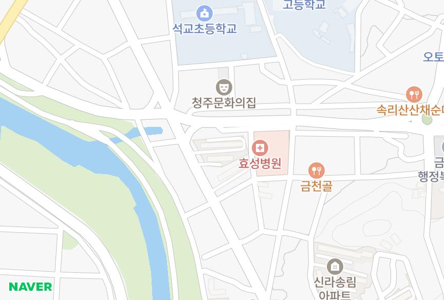 충청북도 청주시 상당구 금천동 진주 위치·실거래 시세 지도