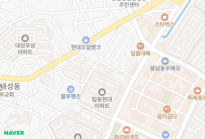 충청북도 청주시 상당구 탑동 소망 위치·실거래 시세 지도