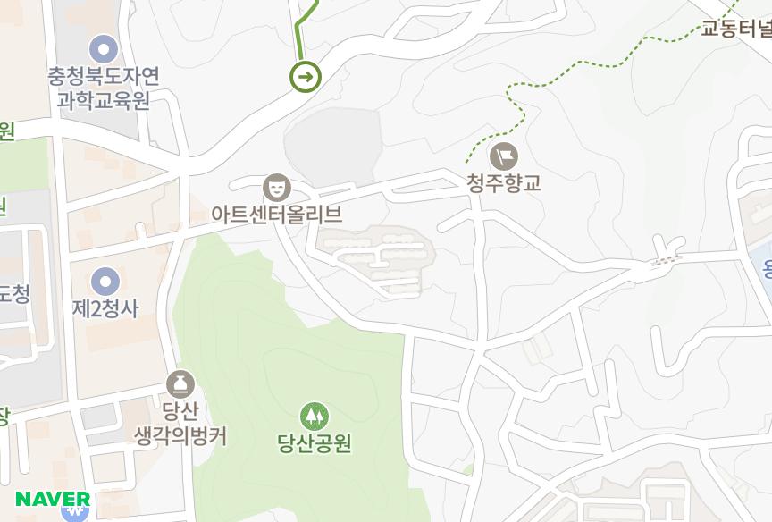 충청북도 청주시 상당구 대성동 대성 위치·실거래 시세 지도