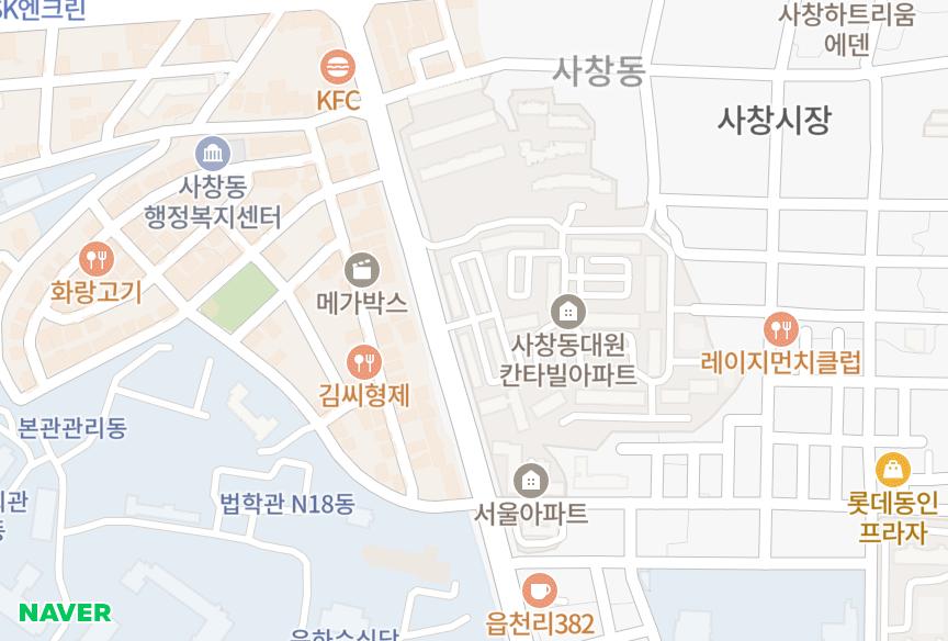 충청북도 청주시 서원구 사창동 주성 위치·실거래 시세 지도
