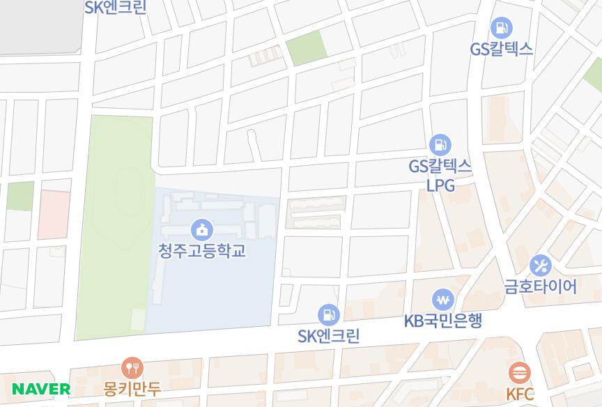 충청북도 청주시 서원구 사창동 청우 위치·실거래 시세 지도