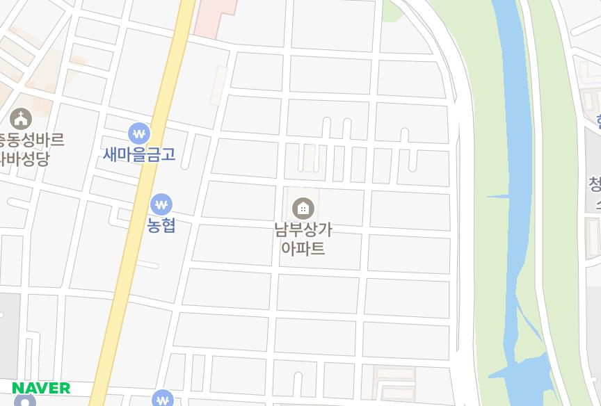 충청북도 청주시 서원구 모충동 남부상가 위치·실거래 시세 지도