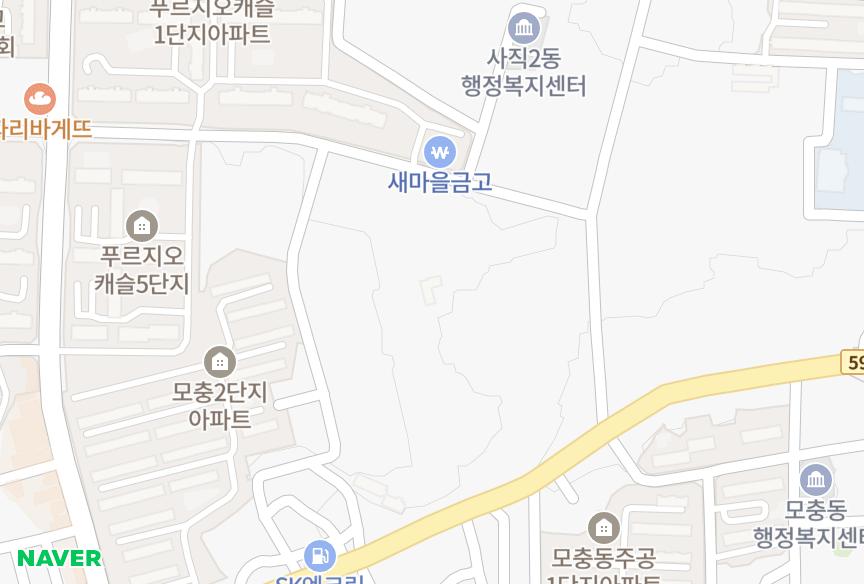 충청북도 청주시 서원구 모충동 보영 위치·실거래 시세 지도