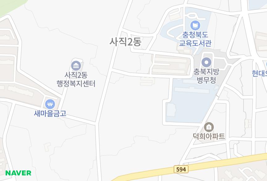 충청북도 청주시 서원구 사직동 백두 위치·실거래 시세 지도