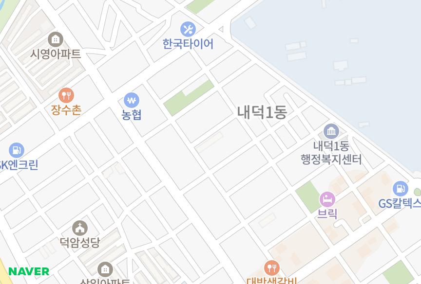 충청북도 청주시 청원구 내덕동 한마음주택조합 위치·실거래 시세 지도