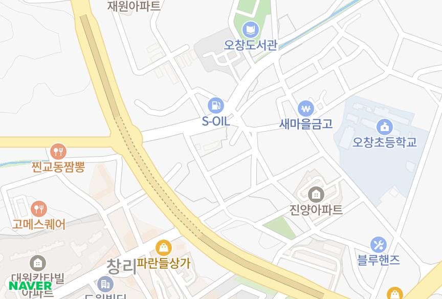 충청북도 청주시 청원구 오창읍 창리 낙원빌라 위치·실거래 시세 지도