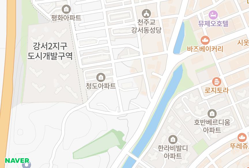 충청북도 청주시 흥덕구 강서동 삼덕 위치·실거래 시세 지도