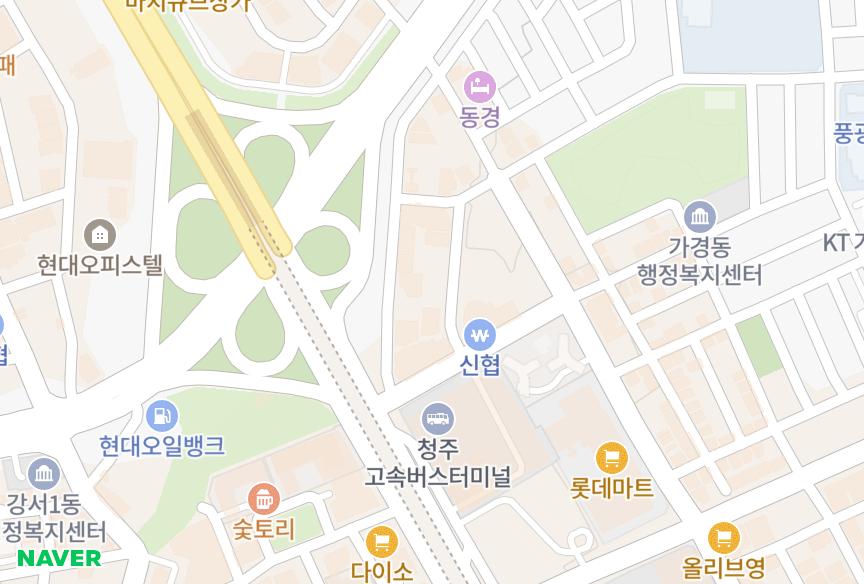 충청북도 청주시 흥덕구 가경동 (1028-0) 위치·실거래 시세 지도