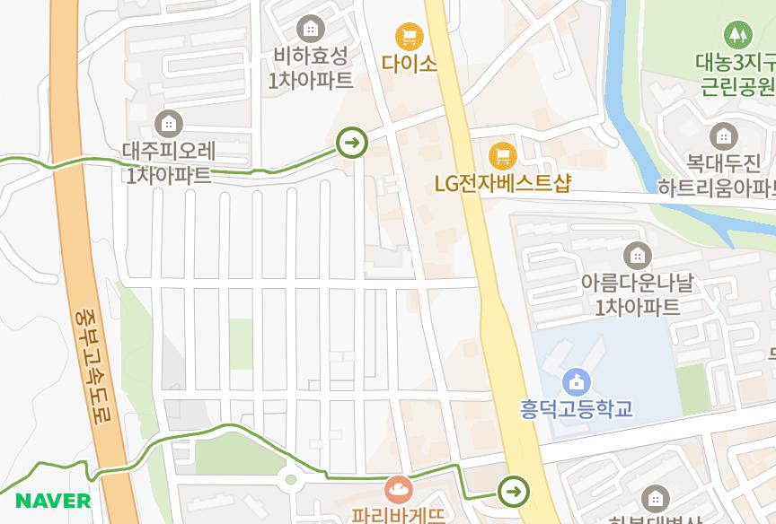 충청북도 청주시 흥덕구 비하동 미림 위치·실거래 시세 지도
