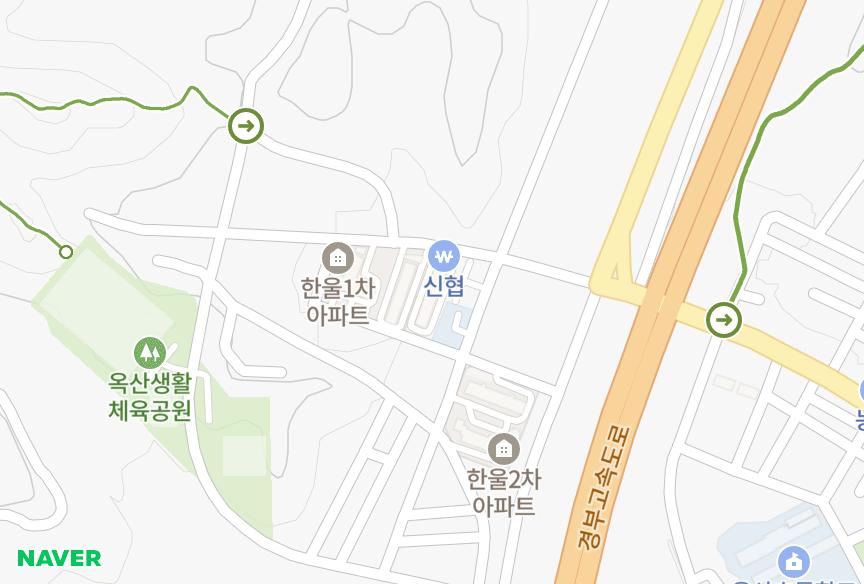 충청북도 청주시 흥덕구 옥산면 오산리 삼덕 위치·실거래 시세 지도