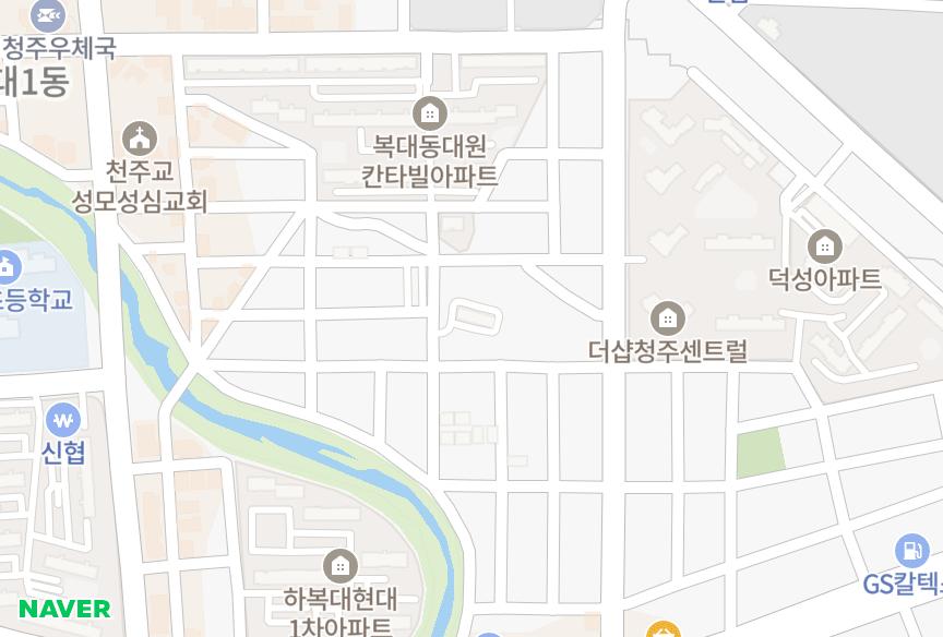충청북도 청주시 흥덕구 복대동 재원 위치·실거래 시세 지도