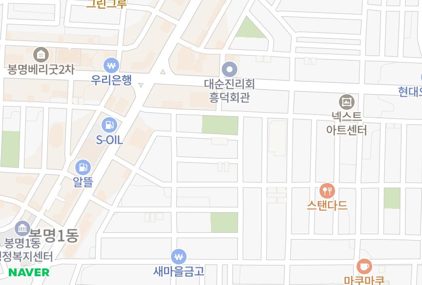 충청북도 청주시 흥덕구 봉명동 공영한솔빌리지 위치·실거래 시세 지도