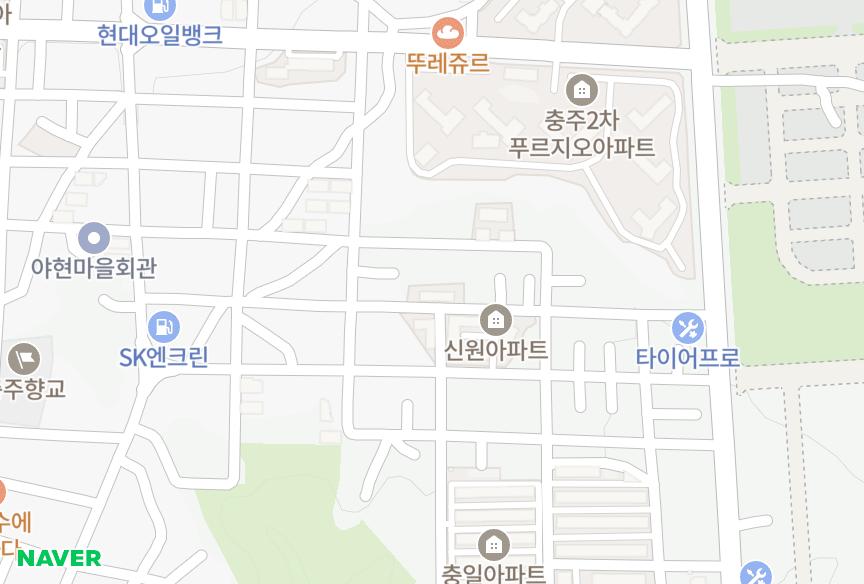 충청북도 충주시 교현동 신원7차 위치·실거래 시세 지도
