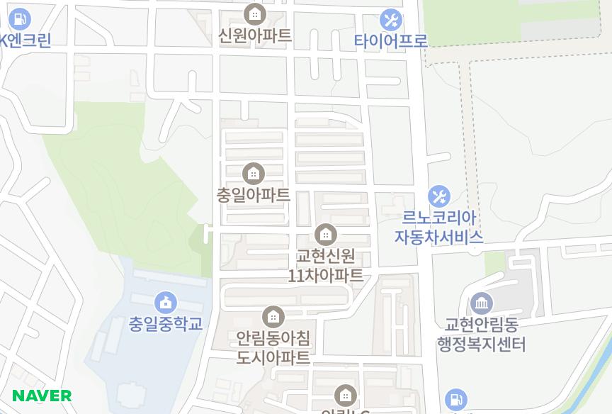 충청북도 충주시 교현동 교현신원11차 위치·실거래 시세 지도