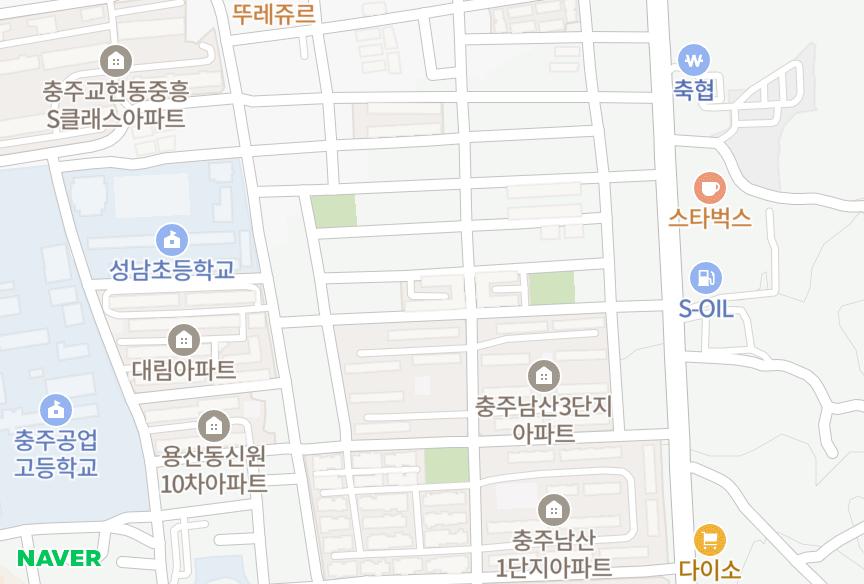 충청북도 충주시 교현동 건일상가 위치·실거래 시세 지도