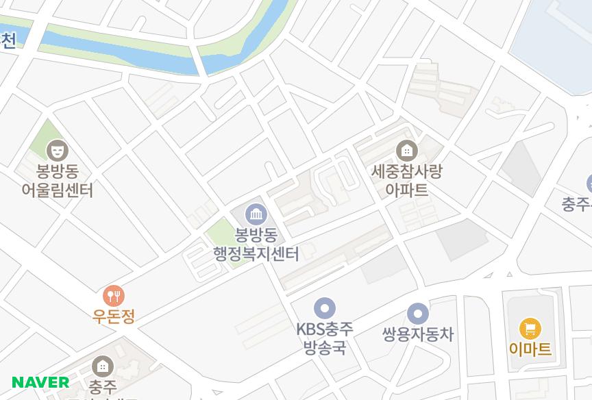 충청북도 충주시 봉방동 좋은세상 위치·실거래 시세 지도