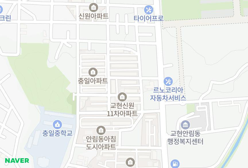 충청북도 충주시 교현동 한이 위치·실거래 시세 지도