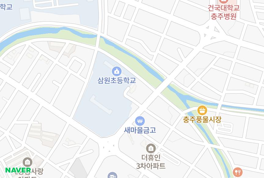 충청북도 충주시 봉방동 봉방더휴인2차 위치·실거래 시세 지도