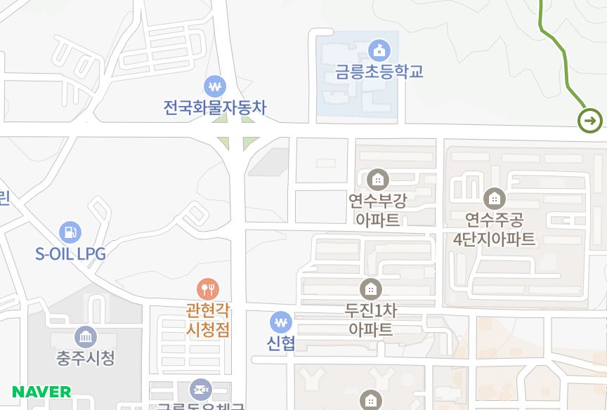 충청북도 충주시 금릉동 L팰리스타워3차 위치·실거래 시세 지도