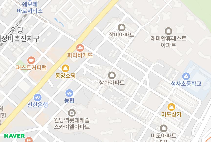 경기도 고양시 덕양구 성사동 삼화그린 위치·실거래 시세 지도