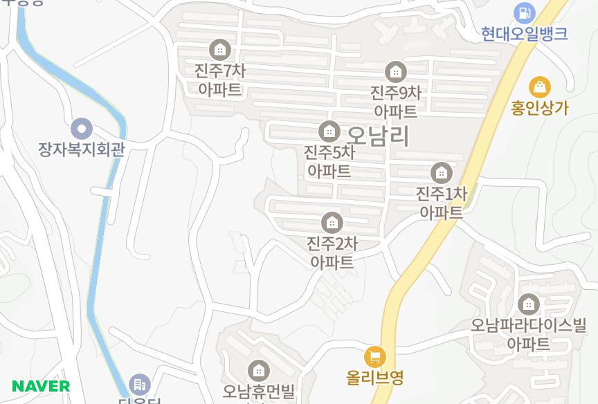 경기도 남양주시 오남읍 오남리 진주3차 위치·실거래 시세 지도