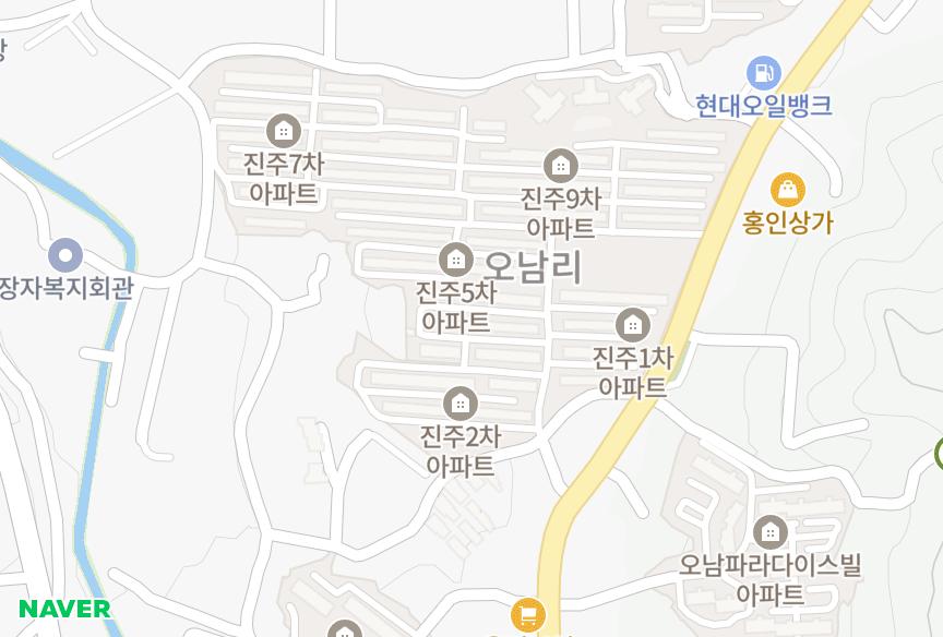 경기도 남양주시 오남읍 오남리 진주4차 위치·실거래 시세 지도