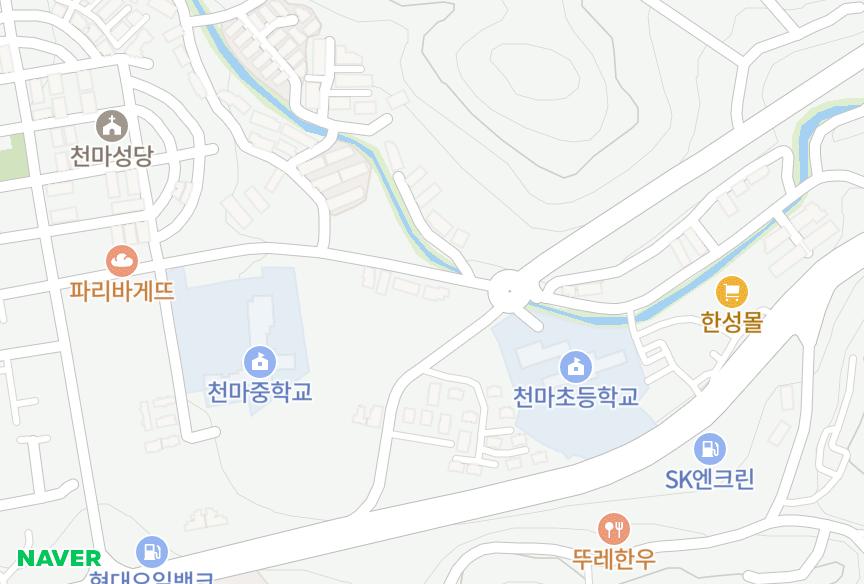 경기도 남양주시 화도읍 묵현리 도시그린가동 위치·실거래 시세 지도
