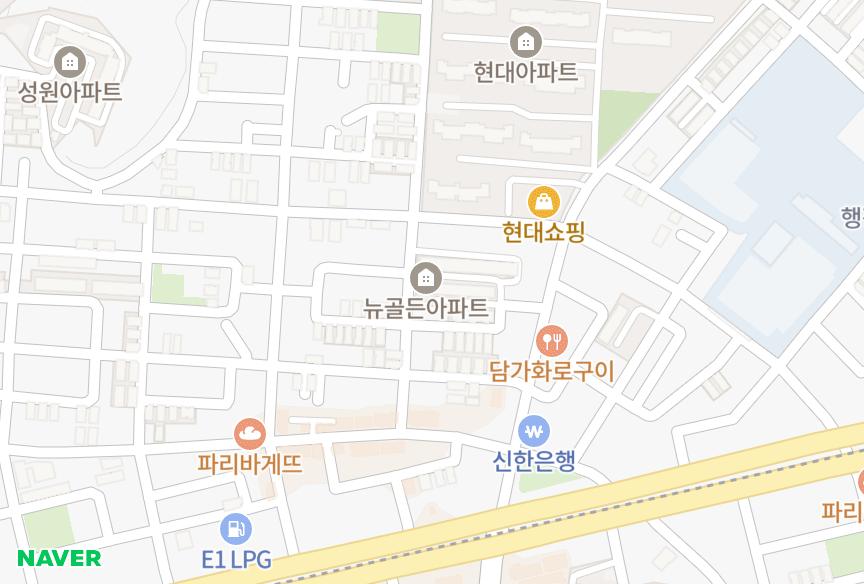 경기도 안양시 동안구 관양동 뉴골든 위치·실거래 시세 지도