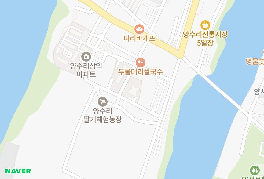 경기도 양평군 양서면 양수리 양수아이파크2단지 위치·실거래 시세 지도